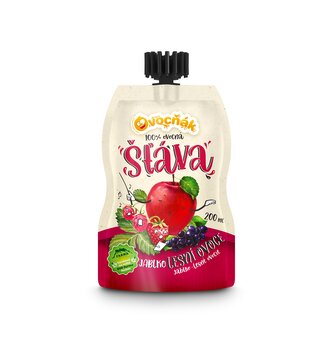 Mošt ovocný jablko-lesní ovoce 200 ml   OVOCŇÁK