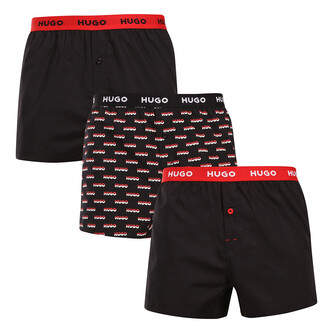 3PACK pánské trenky HUGO vícebarevné (50532565 967) XXL