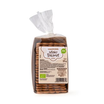 Sušenky špaldové 175 g BIO   COUNTRY LIFE