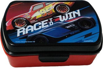 EUROSWAN Box na svačinu Cars Plast, 16 x 12 x 5 cm