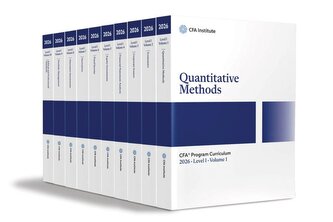 2026 Cfa Program Curriculum Level I Box Set