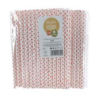 Słomki papierowe jumbo 10mm żółte 144szt