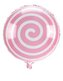 Balon foliowy lizak jasnoróżowy