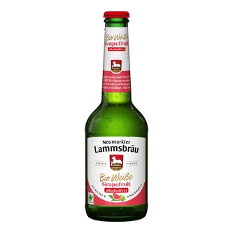 Nápoj Weisse Grapefruit nealkoholický 330 ml BIO   LAMMSBRÄU