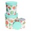 Pudełko Flower Box 3szt zielony ROZETTE