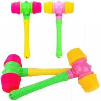 Młotek piszczący MIX Młotek piszczący MIX