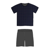 Lonka® Ventor pyžamo krátký rukáv vzor D-02 M 1 ks