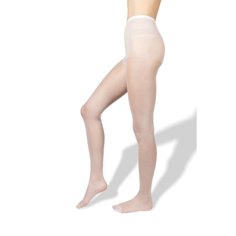 Punčochové kalhoty Lady B NYLON tights 20 DEN - bílé, XL