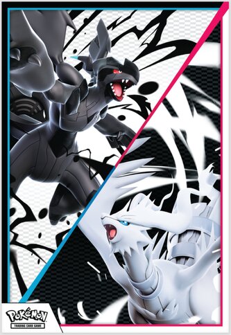 Pokémon - Black Bolt & White Flare - oboustranný plakát 68 × 99 cm