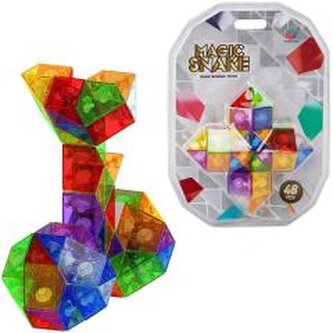 Układanka logiczna kolorowa 48 elementów