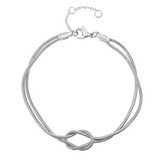 OPA1859 Ocelový náramek uzel