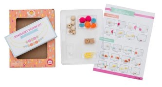 Zestaw kreatywny Naszyjnik - Pompony i koraliki