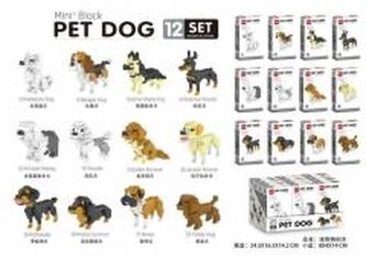 Klocki psy MIX