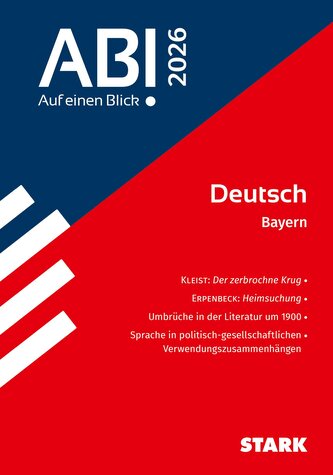 STARK Deutsch - Abi - Auf einen Blick! 2026 Bayern