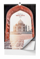 Pohádková místa světa 2026 - nástěnný kalendář