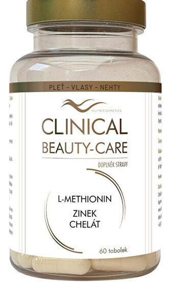 Clinical Clinical Beauty-Care L-Methio + Zinek + Chelát 60 tobolek