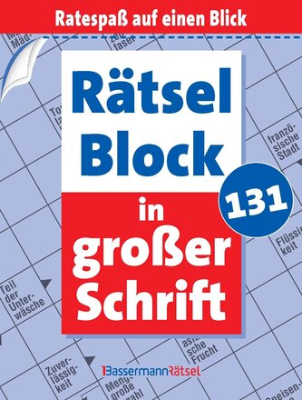 Rätselblock in großer Schrift 131 (5 Exemplare à 2,99 EUR)