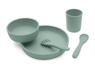Jídelní sada 5-dílná Platinum Silicone Sage Jídelní sada 5-dílná Platinum Silicone Sage