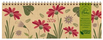 Tischquerkalender Edition Natur Flowers 2026