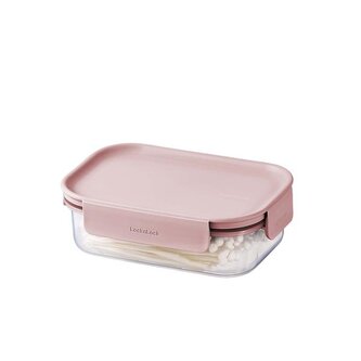 DÓZA NA POTRAVINY LnL CLASSIC PLUS 910ML PP RŮŽOVÁ