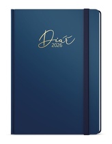Týdenní diář 2026 Oskar Luxi A5 modrá