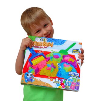 SCENTOS ST 45473 Pachnący piasek kinetyczny - zestaw z akcesoriami