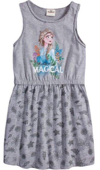 Dívčí šaty FROZEN magical, šedá, velikost: 116