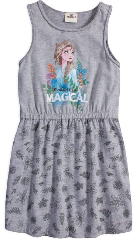 Dívčí šaty FROZEN magical, šedá, velikost: 104