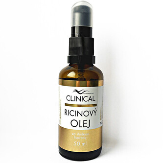 Clinical Ricinový olej za studena lisovaný 50 ml