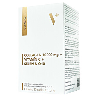 Clinical Collagen 10000 mg + vitamín C + selen + Q10 30 sáčků x 10.7 g