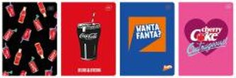 Zeszyt A5/32K kratka M Mat+UV Coca Cola (10szt)