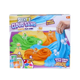 SCENTOS ST 40398 Pachnący piasek kinetyczny - zestaw z foremkami