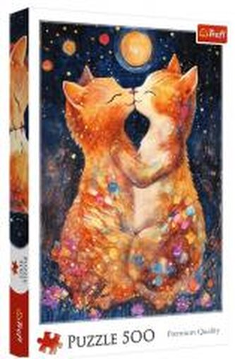 Puzzle 500 Pocałunek w świetle księżyca TREFL