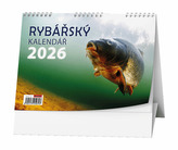 Rybářský kalendář 2026 - stolní kalendář