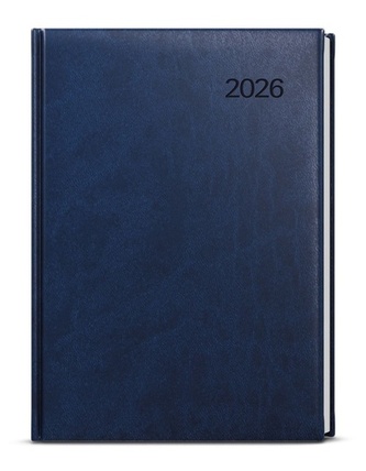 Týdenní diář 2026 Oskar Vivella A5 modrá