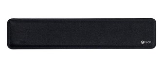 Podpěra zápěstí ke klávesnici C-TECH KPG-01, gelová,  černá, 450x93x25mm