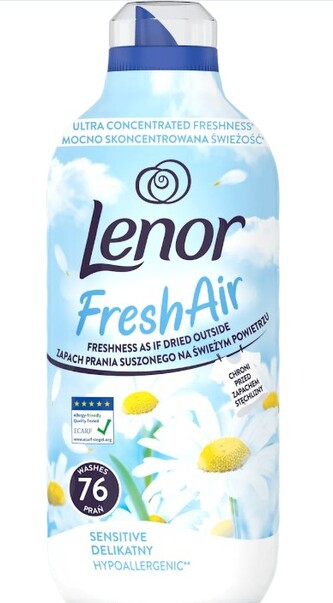 Lenor Fresh Sensitive aviváž 76 praní 1064 ml