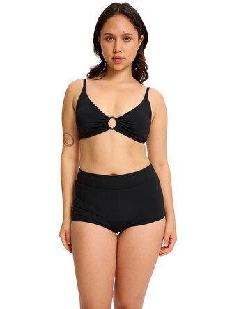Menstruační plavky Modibodi Short High černé spodní díl (SWSCHIBLAW) XL Menstruační plavky Modibodi Short High černé spodní díl (SWSCHIBLAW) XL