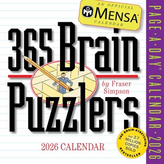 Mensa 365 Brain Puzzlers Page-A-Day® Calendar 2026