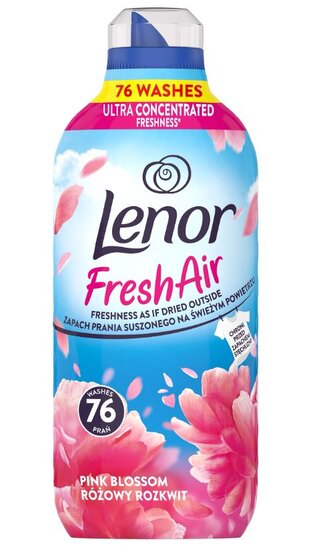 Lenor Fresh Pink Blossom aviváž 76 praní 1064 ml