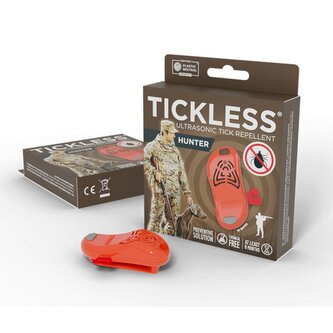 TICKLESS® HUNTER Ultrazvukový odpuzovač klíšťat a blech pro lidi oranžový