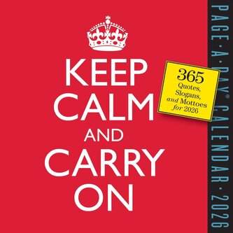 Keep Calm and Carry On Page-A-Day® Calendar 2026