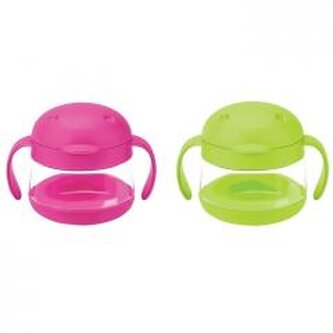 Pojemnik na przekąski Tweat green/pink 2szt Pojemnik na przekąski Tweat green/pink 2szt