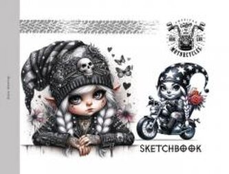 Szkicownik 200x143 24 stron 100g/m2 TW Gnomy