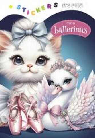 Kolorowanka 135x190 z naklejkami Urocze baletnice