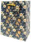 Torebka ozdobna matowa 18x23x10cm Kwiaty