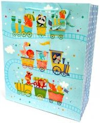 Torebka ozdobna matowa 26x32x12cm Ciuchcia