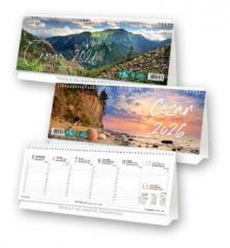 Kalendarz 2026 biurowy stojący Cezar MIX Kalendarz 2026 biurowy stojący Cezar MIX