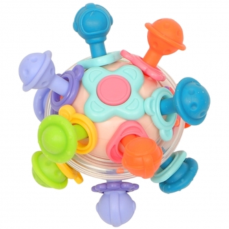 Senzorická hračka KOSMICKÁ KOULE - barevná