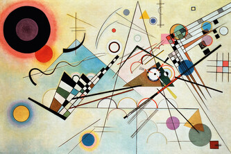 Plakát, Obraz - Wassily Kandinsky - Composition VIII., 91.5 × 61 cm